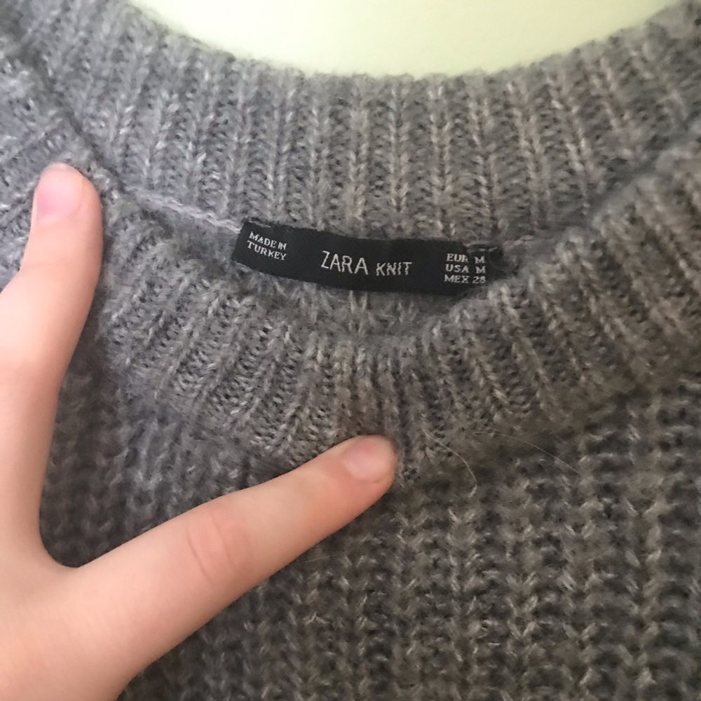 Chunky wool sweater
